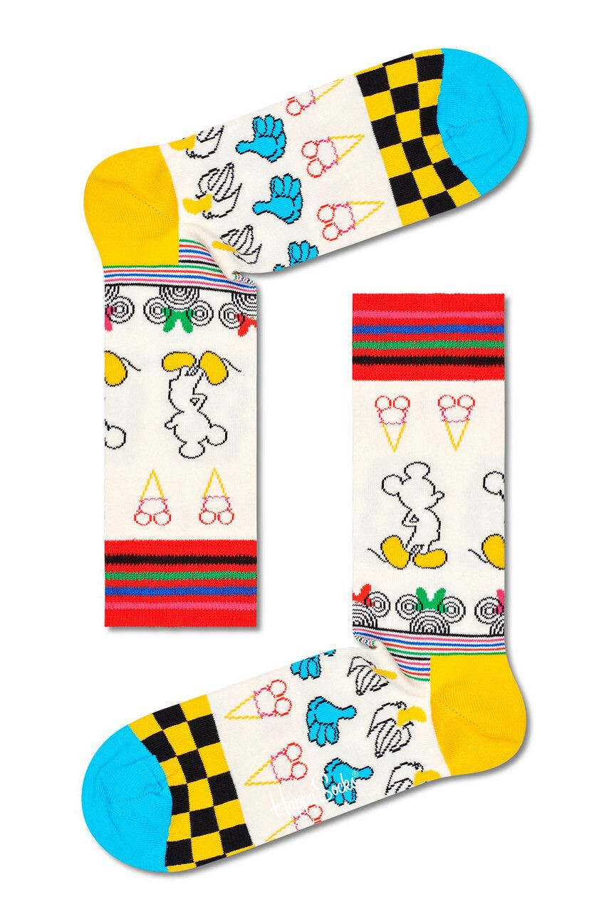 Happy Socks Чорапи Sunny Sketch мъжки - Pepit.bg