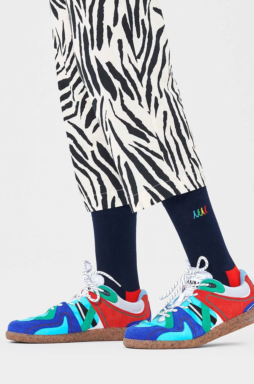 Happy Socks Чорапи The Beatles Crosswalk в тъмносиньо - Pepit.bg