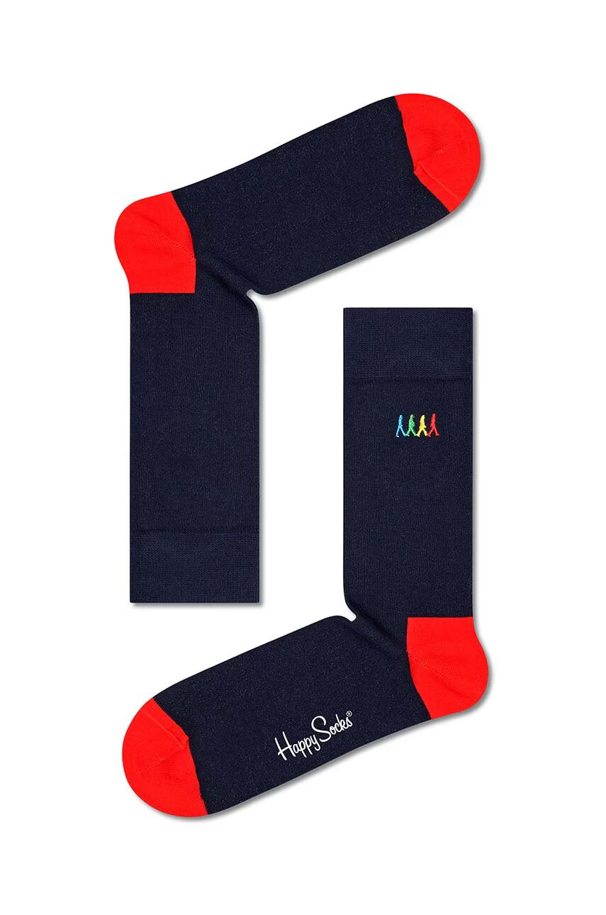 Happy Socks Чорапи The Beatles Crosswalk в тъмносиньо - Pepit.bg