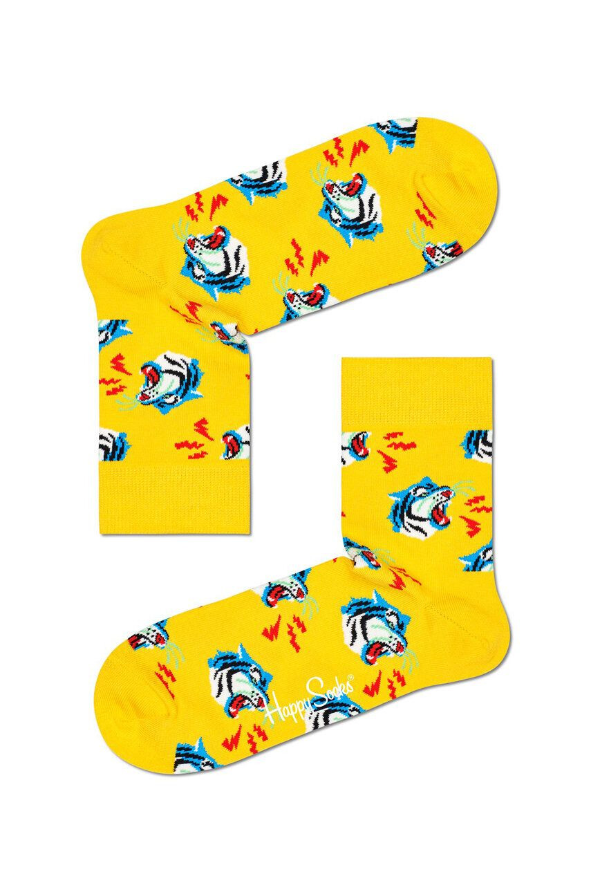 Happy Socks Чорапи Tiger Half Crew - Pepit.bg