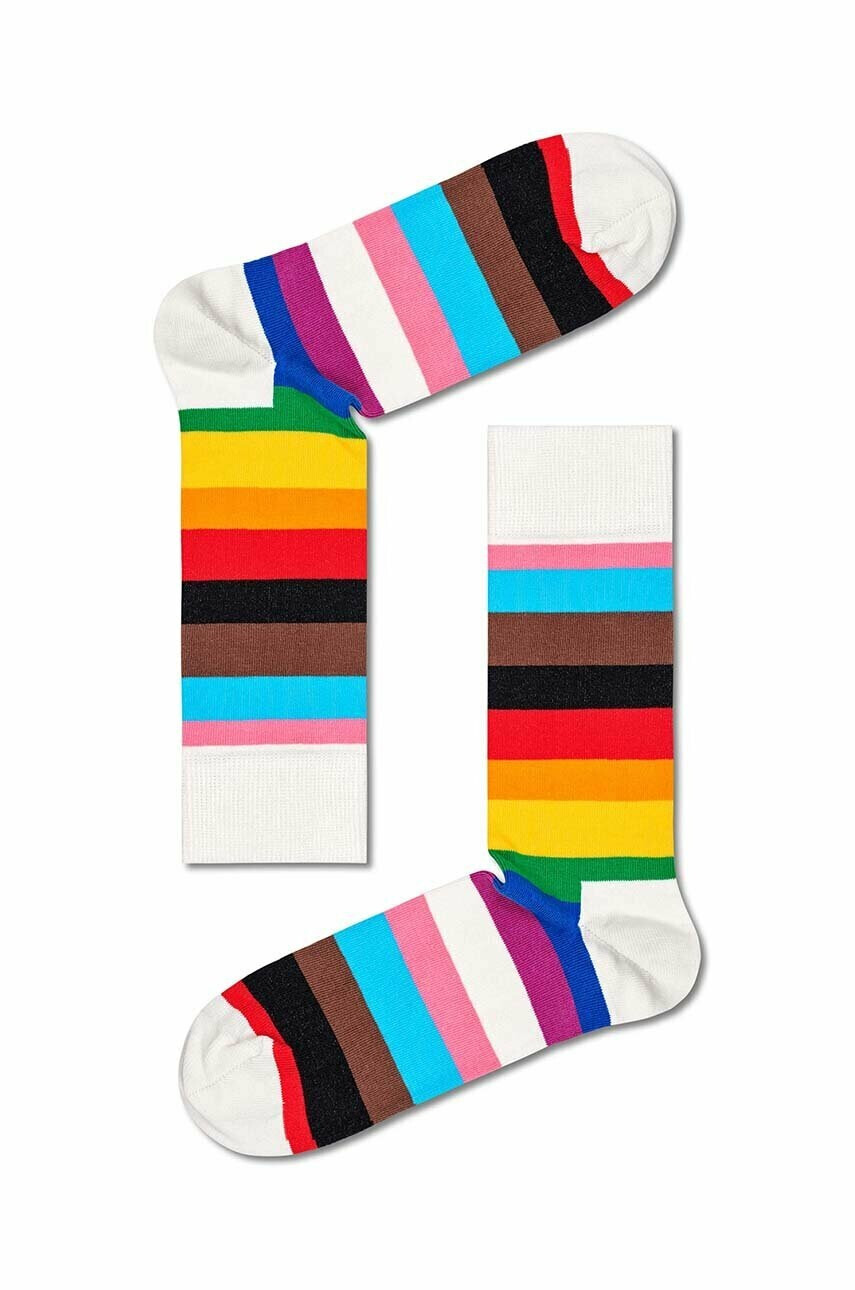 Happy Socks Чорапи White 3 (3 чифта) - Pepit.bg