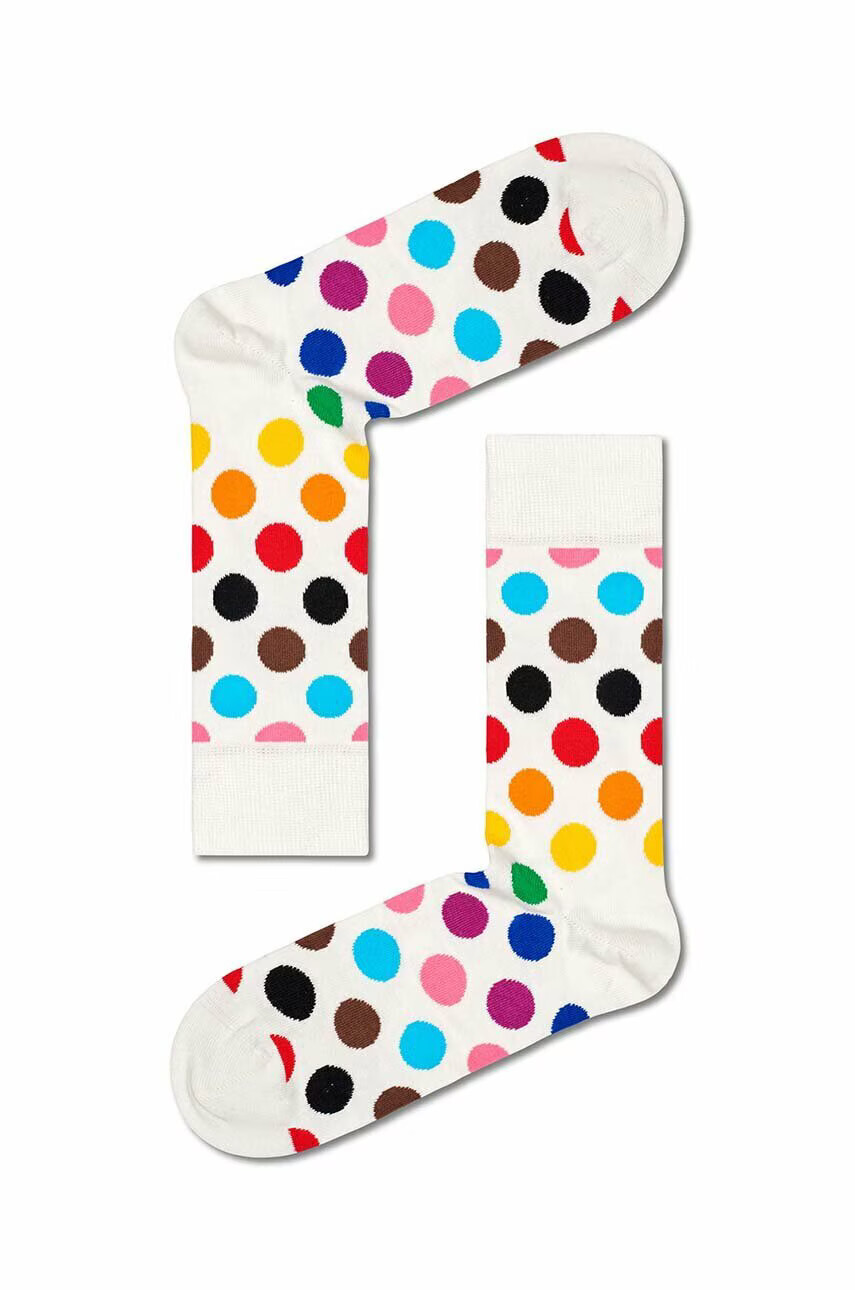Happy Socks Чорапи White 3 (3 чифта) - Pepit.bg