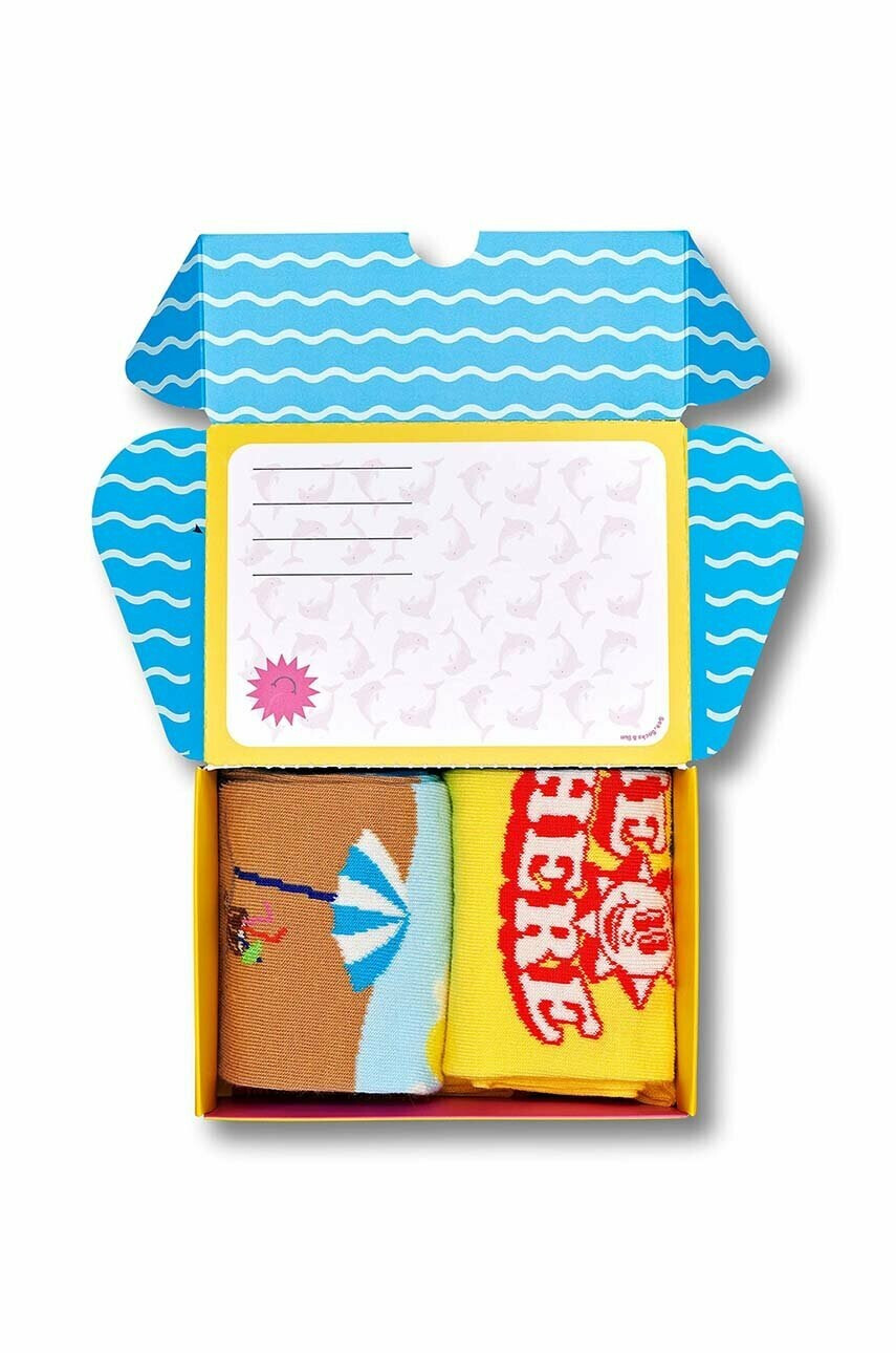 Happy Socks Чорапи Wish You Were Heres (2 чифта) - Pepit.bg