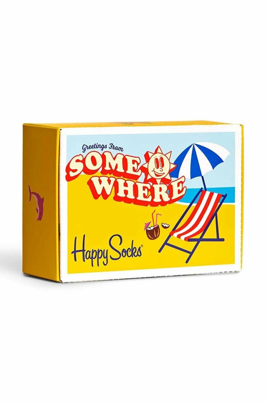Happy Socks Чорапи Wish You Were Heres (2 чифта) - Pepit.bg