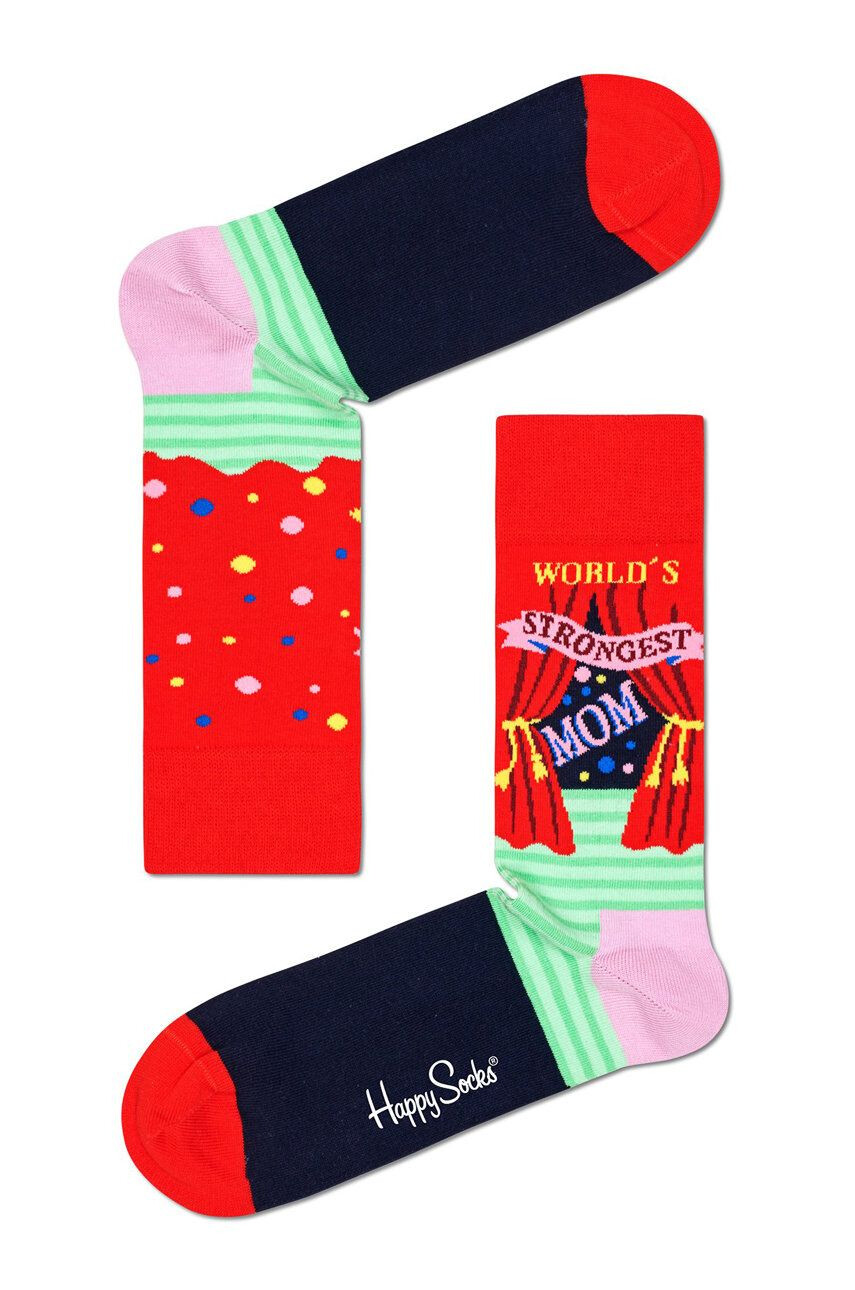 Happy Socks Чорапи World´s Strongest Mom - Pepit.bg