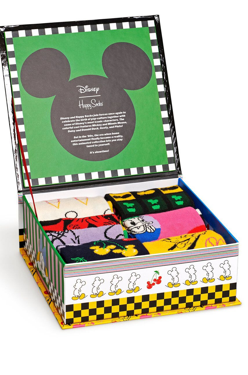 Happy Socks Чорапи x Disney Gift Set (6 чифта) - Pepit.bg