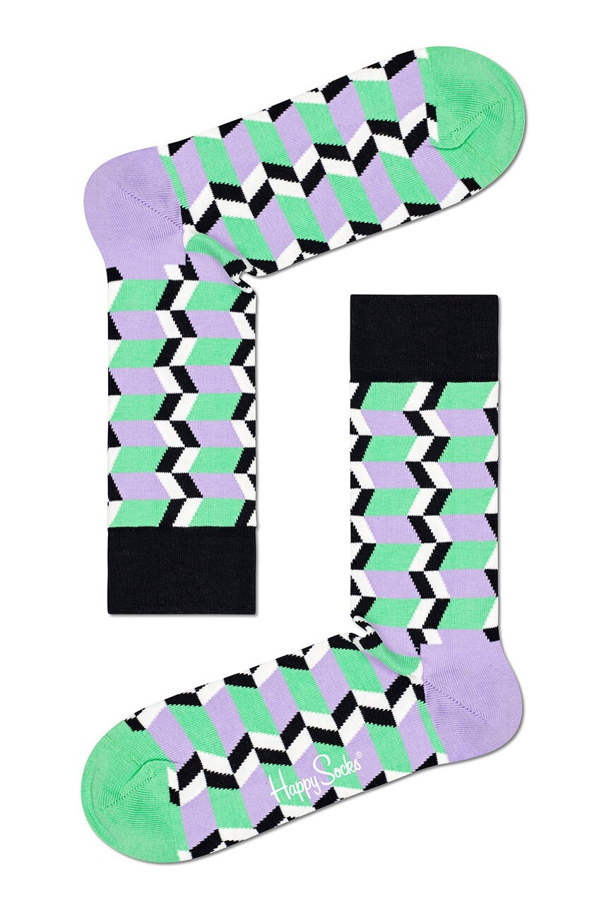 Happy Socks Чорапи Zig Zag - Pepit.bg