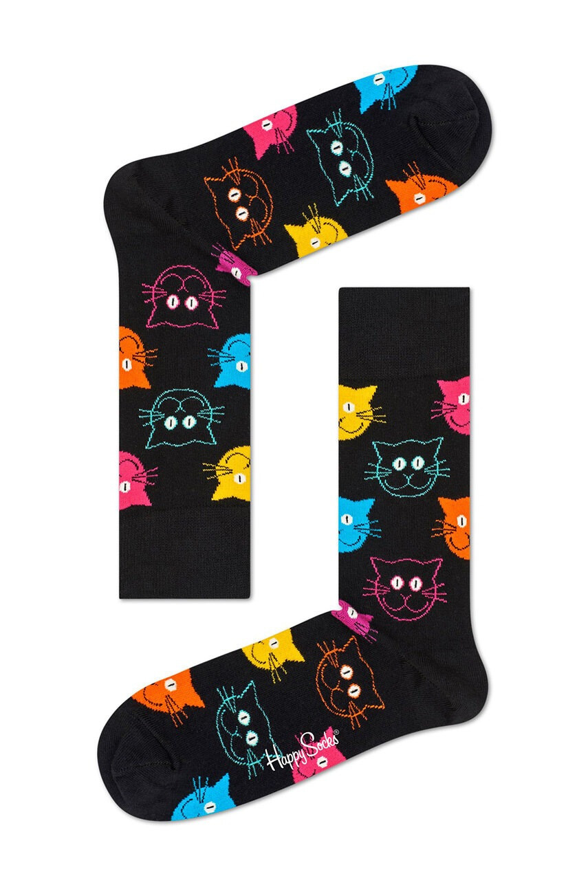 Happy Socks Чорапки Cat - Pepit.bg
