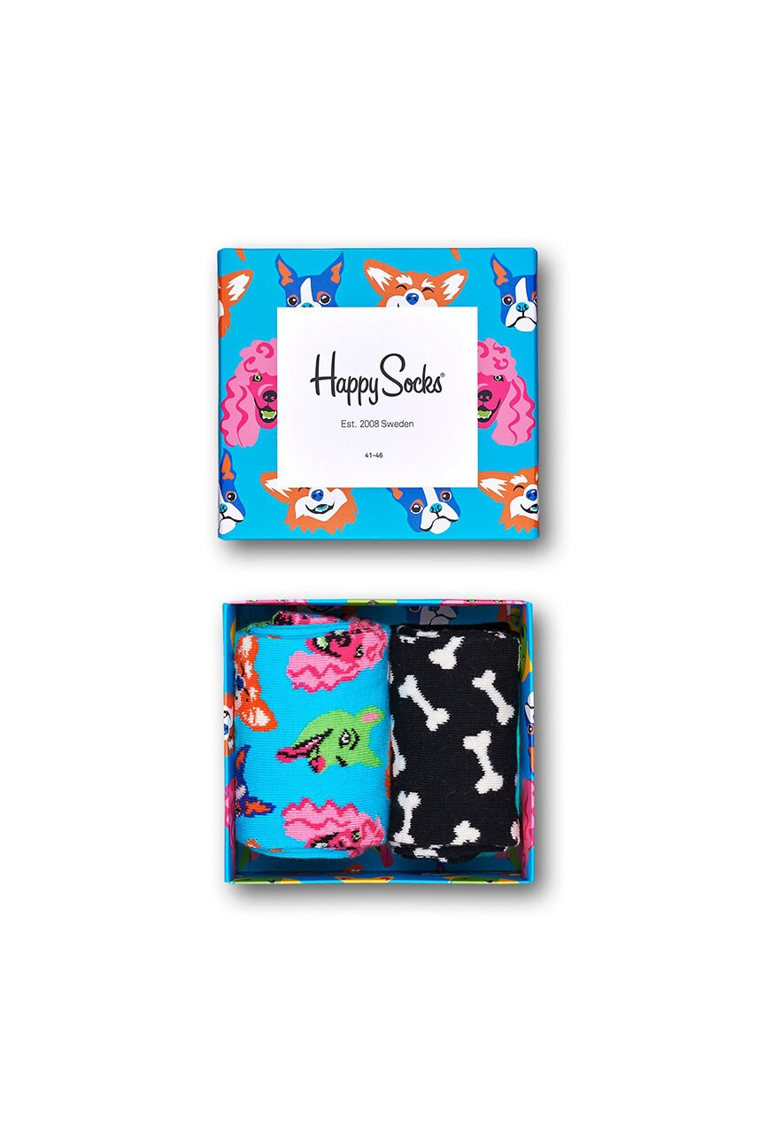 Happy Socks Чорапки Dog Gift Box (3 бройки) - Pepit.bg