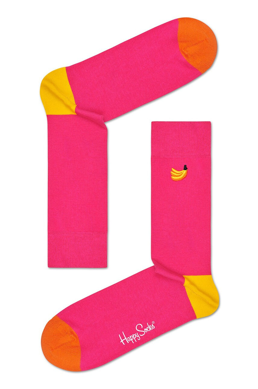 Happy Socks Чорапки Embroidery Banana - Pepit.bg