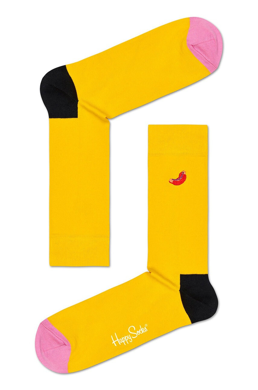 Happy Socks Чорапки Embroidery Hot Dog Sock - Pepit.bg