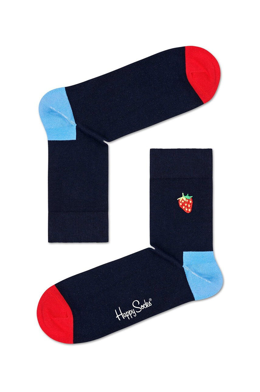 Happy Socks Чорапки Embroidery Strawberry - Pepit.bg