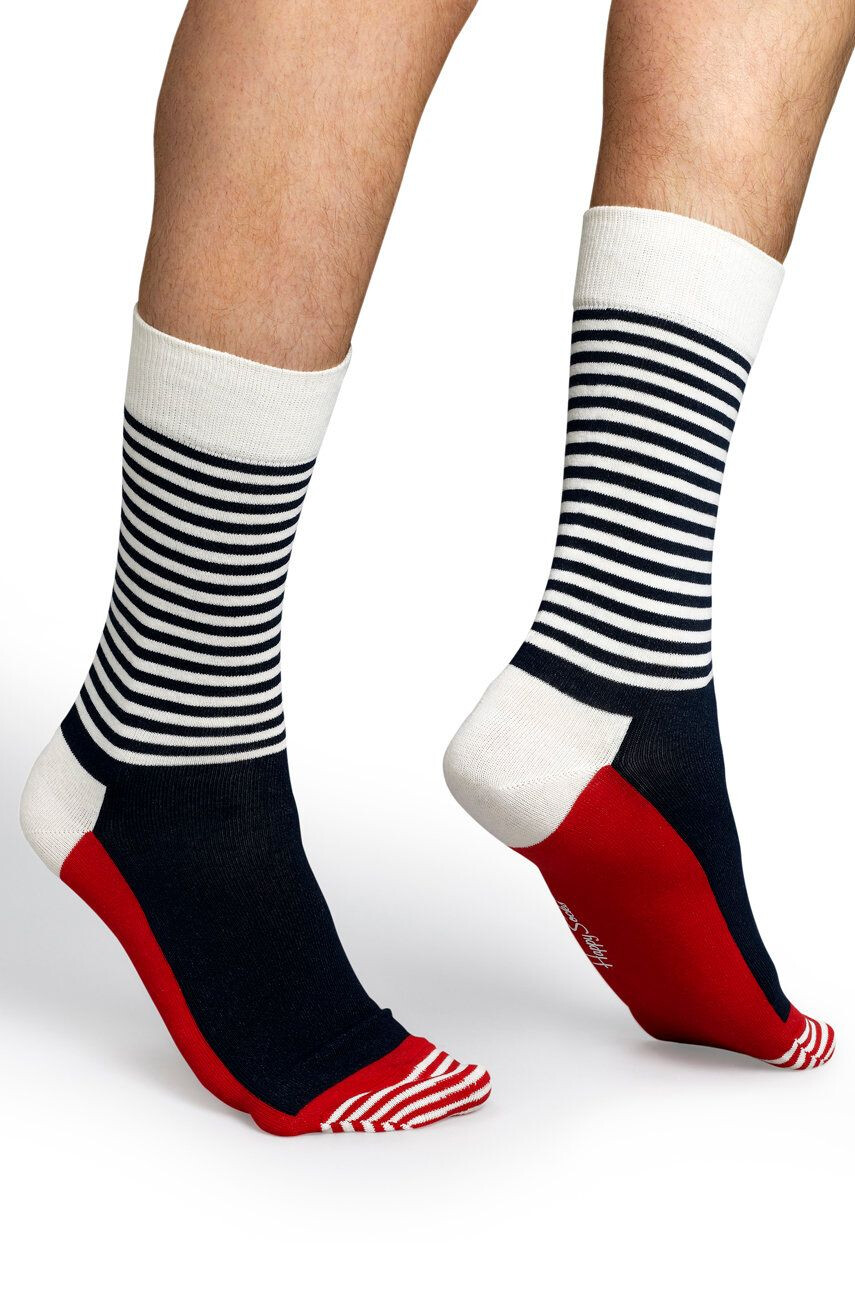 Happy Socks Чорапки Half Stripe - Pepit.bg