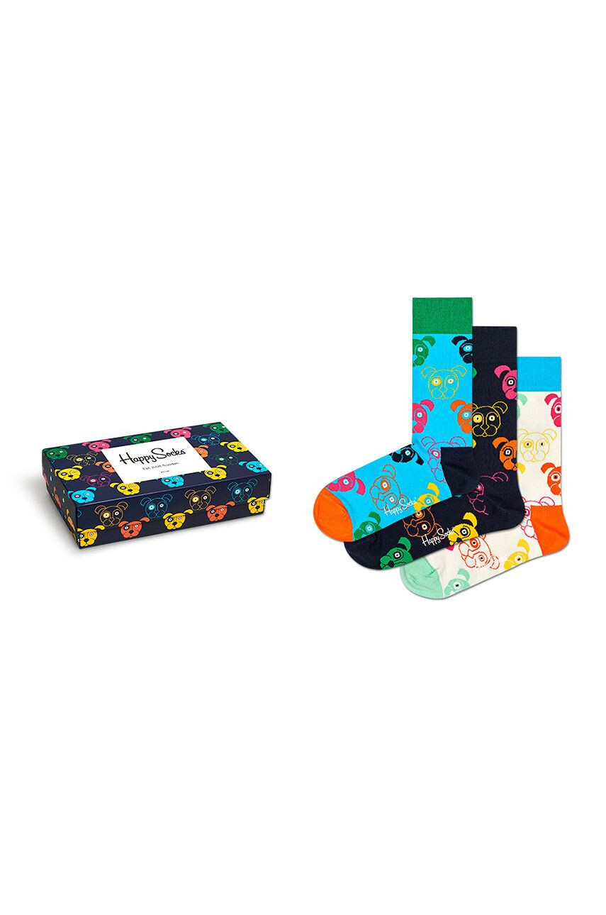 Happy Socks Чорапки Mixed Dog Gift Set (3 бройки) - Pepit.bg