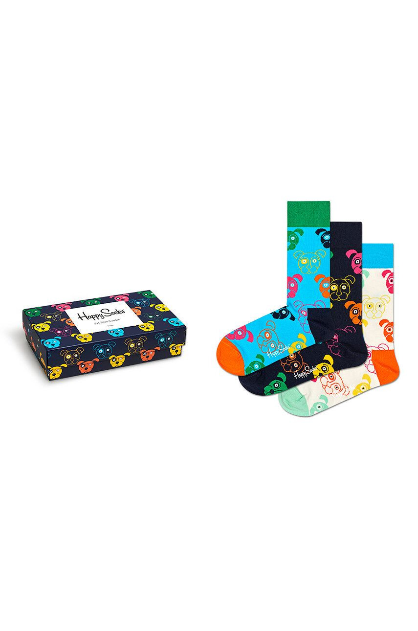 Happy Socks Чорапки Mixed Dog Gift Set (3 бройки) - Pepit.bg