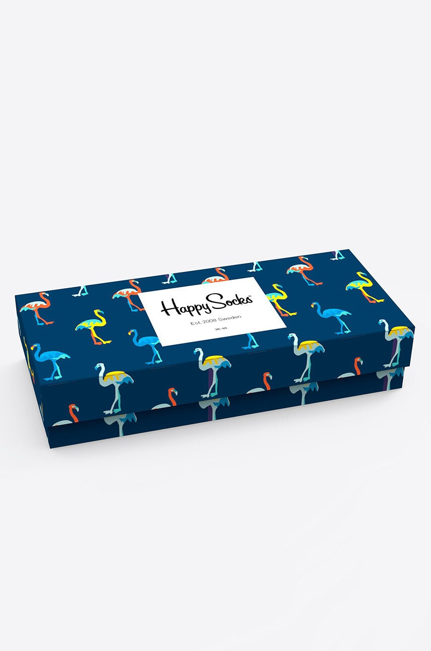 Happy Socks Чорапки Navy (4-бройки) - Pepit.bg