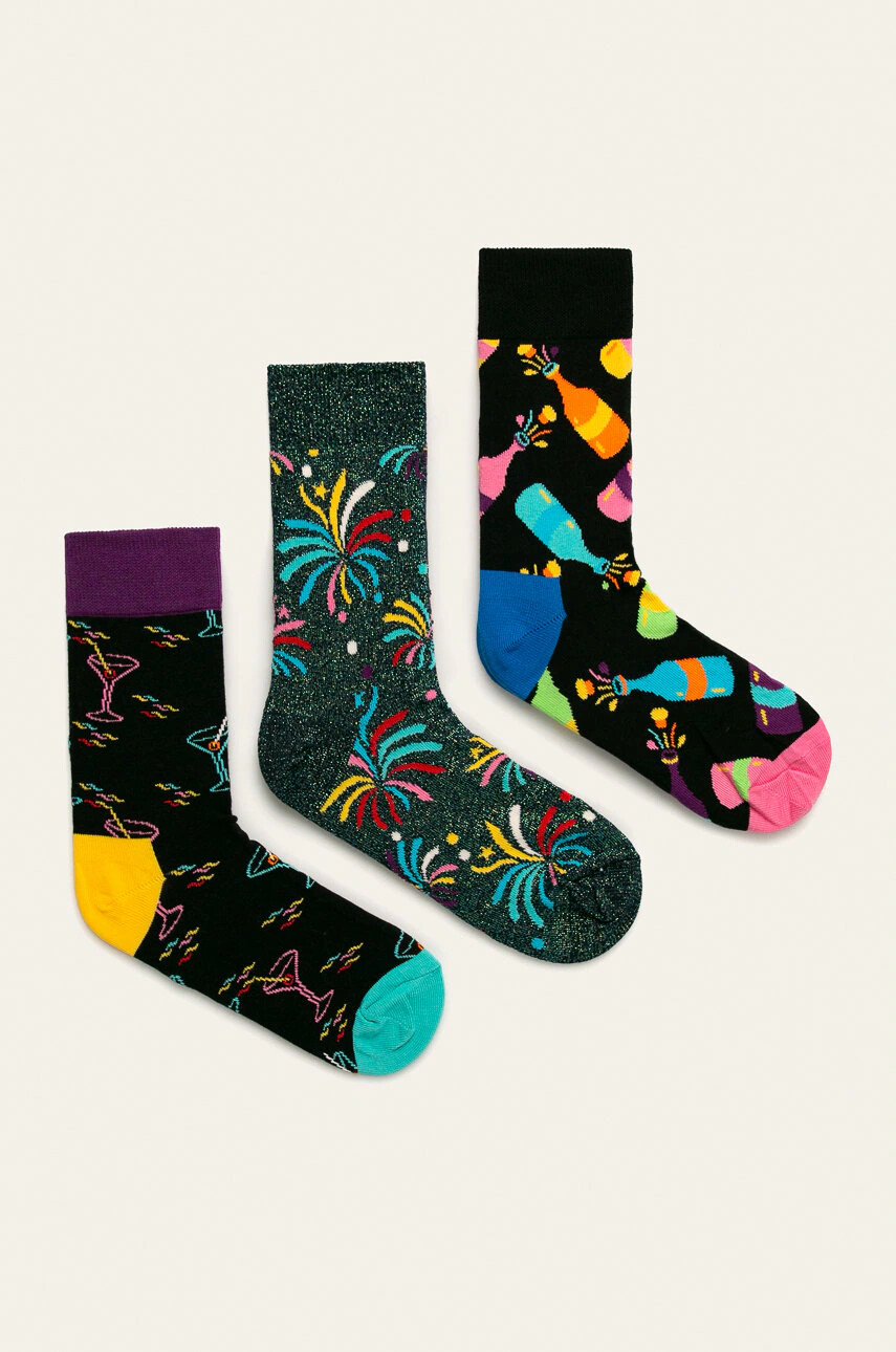 Happy Socks Чорапки New Year's Gift Box - Pepit.bg