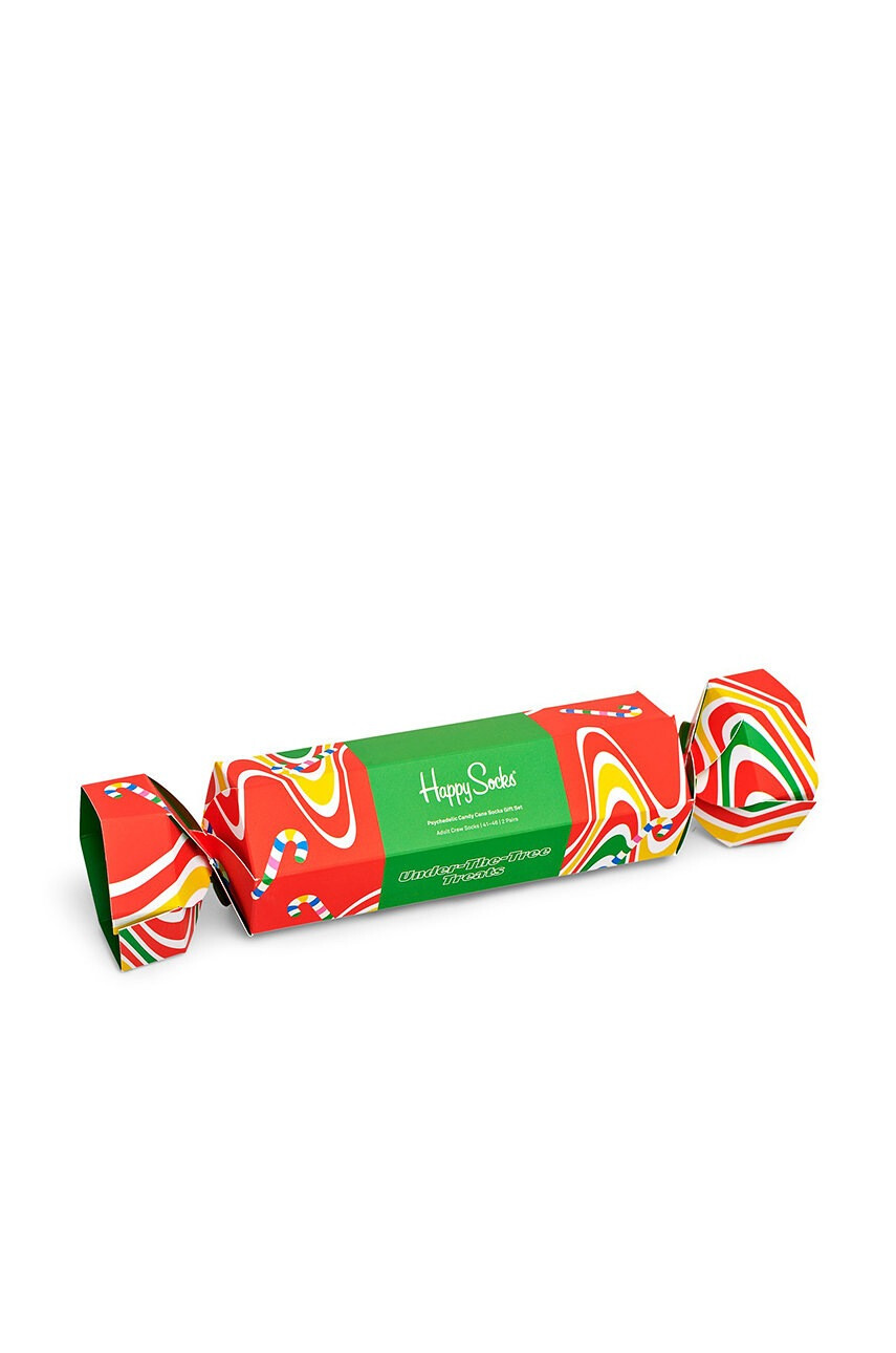 Happy Socks Чорапки Psychedelic Candy Cane (2 бройки) - Pepit.bg