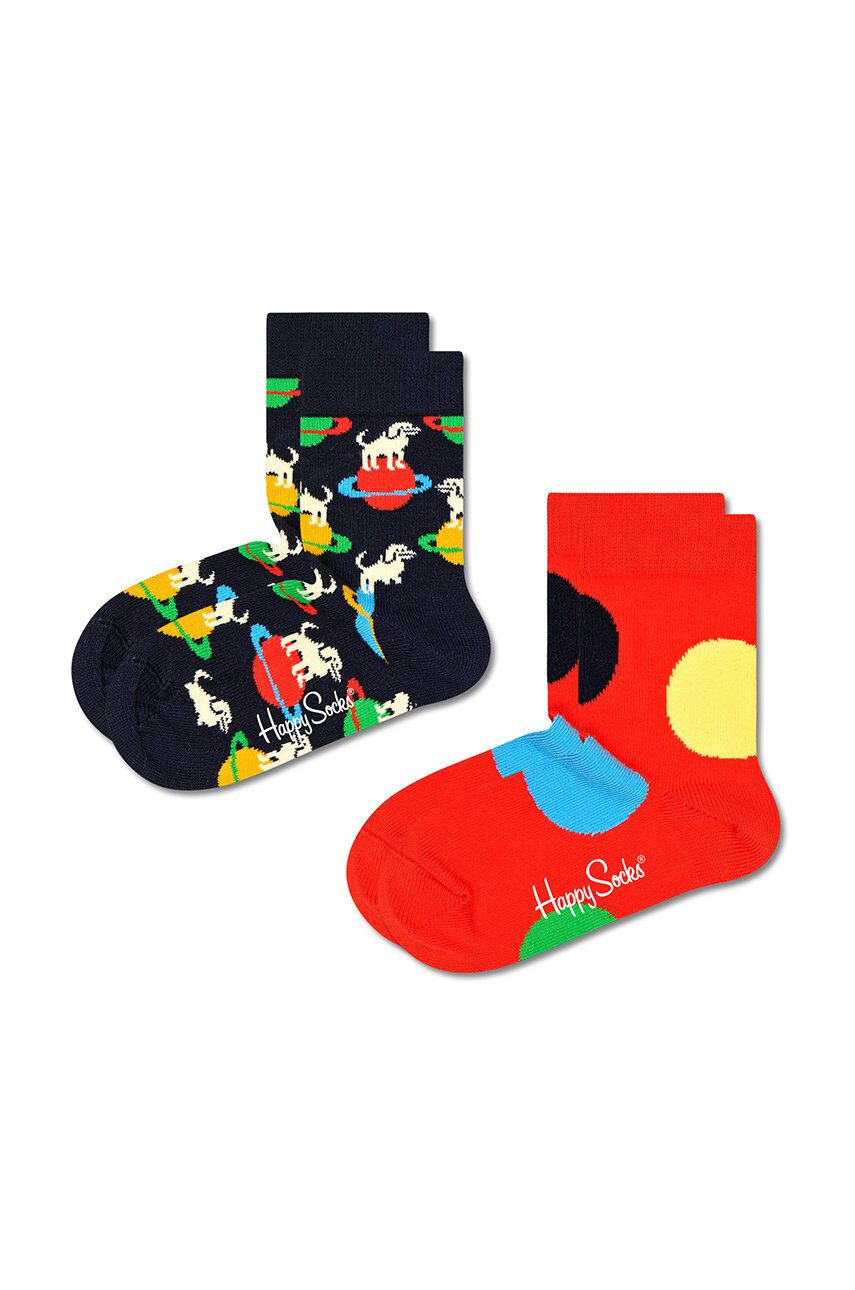 Happy Socks Детски чорапи 2-pack - Pepit.bg