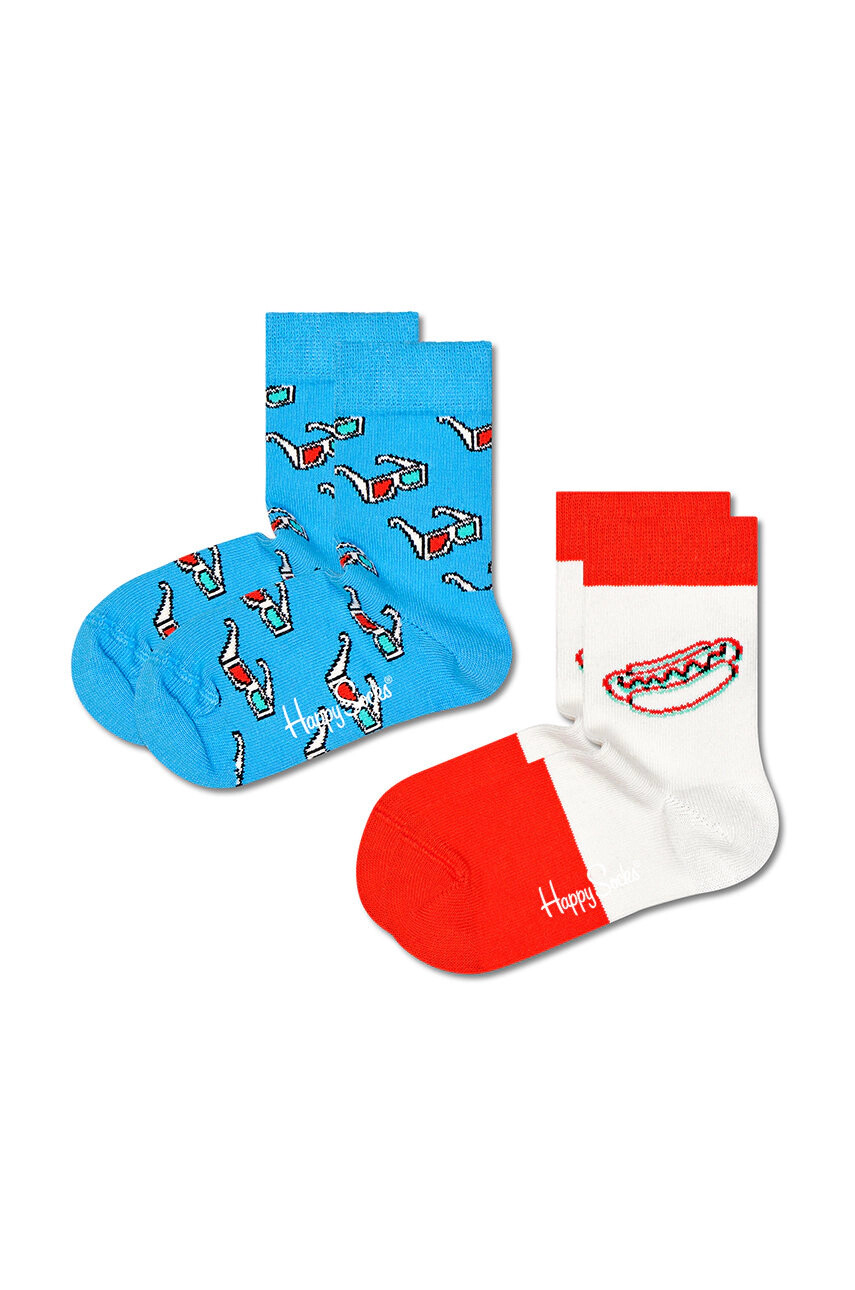 Happy Socks Детски чорапи 2-pack - Pepit.bg