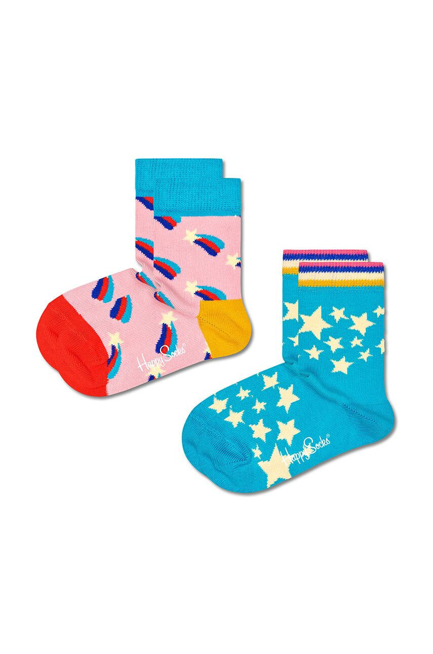 Happy Socks Детски чорапи 2-pack - Pepit.bg