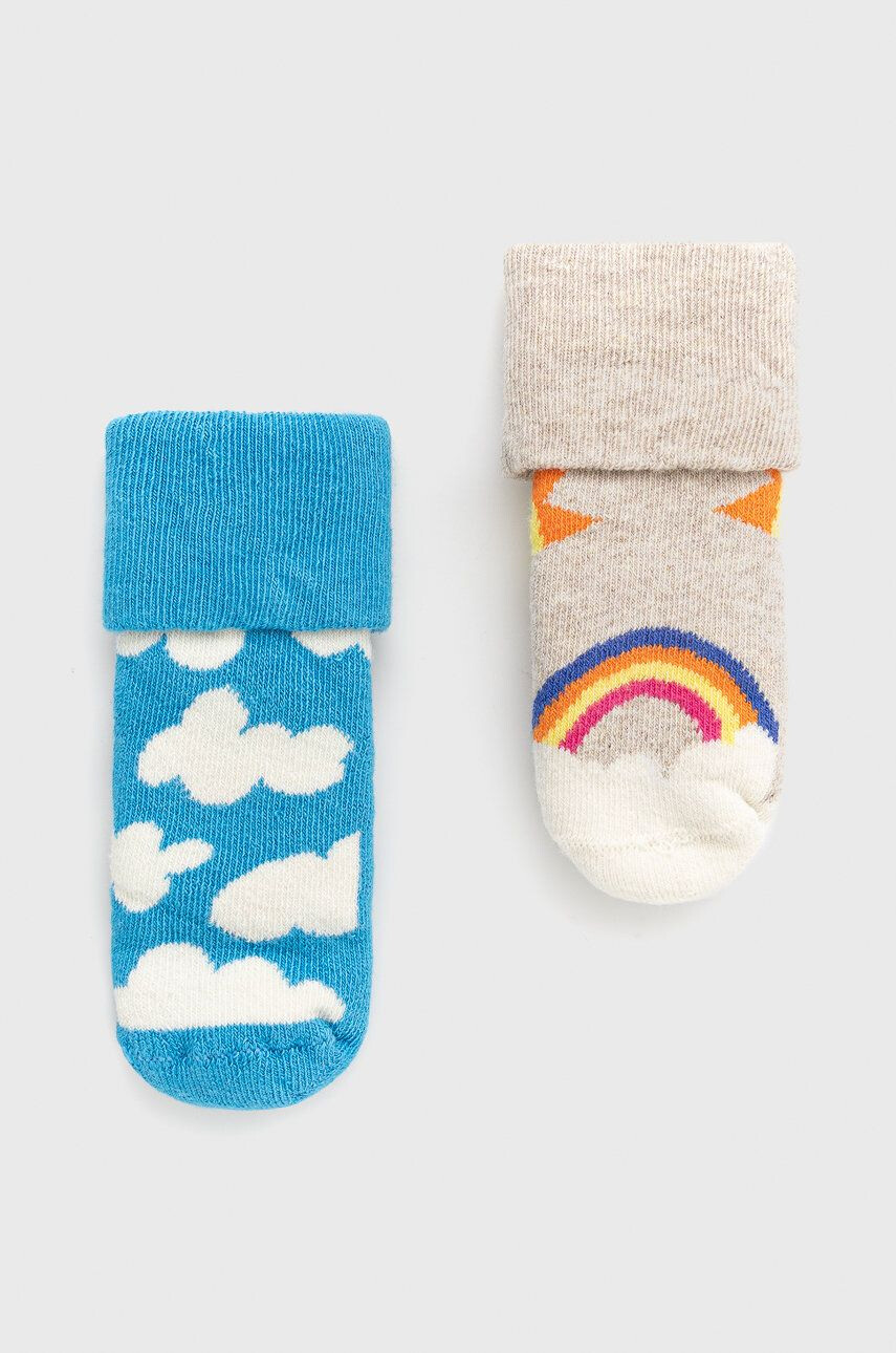 Happy Socks Детски чорапи After Sun Terry (2 чифта) - Pepit.bg