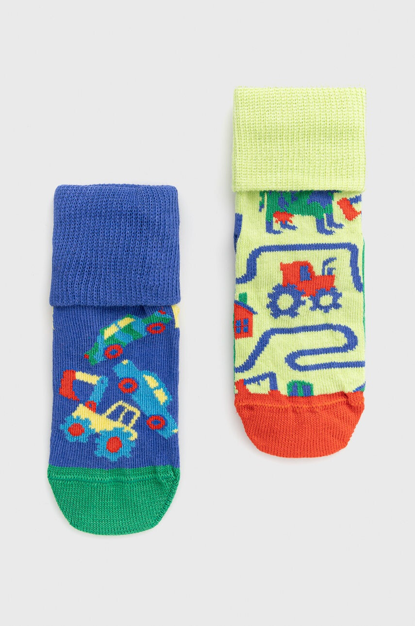 Happy Socks Детски чорапи Countryroads Anti Slip (2 чифта) - Pepit.bg