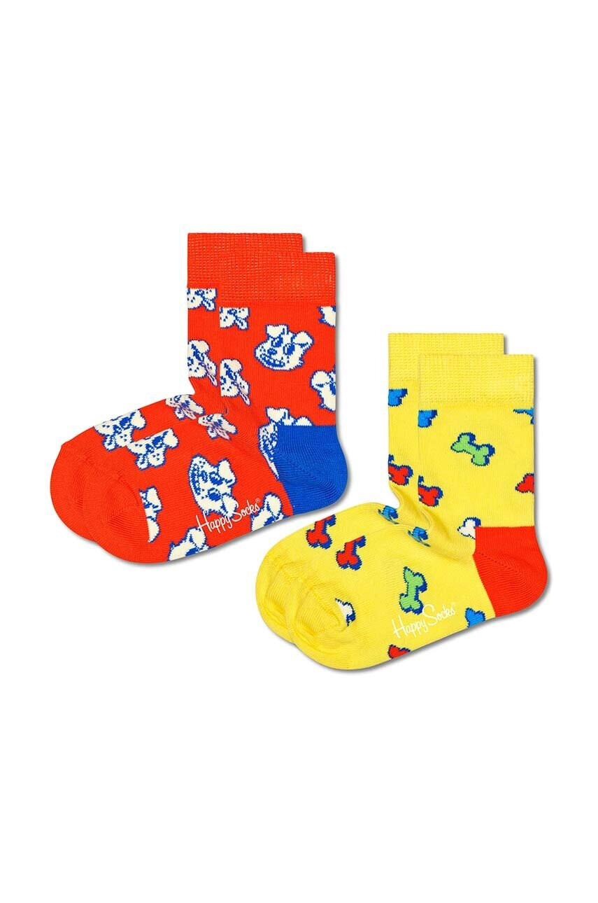 Happy Socks Детски чорапи Kids Dog & Bone (2 чифта) - Pepit.bg