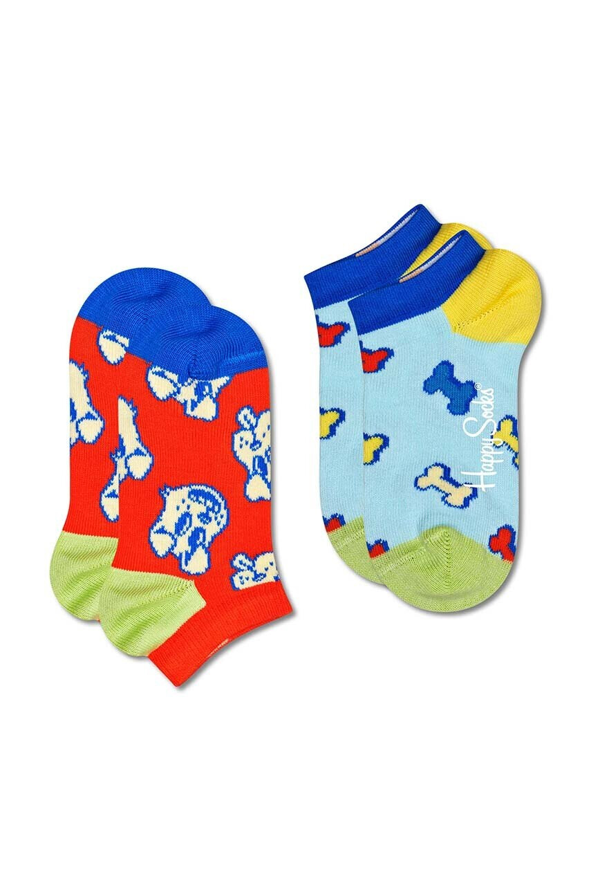 Happy Socks Детски чорапи Kids Dog & Bone (2 чифта) - Pepit.bg