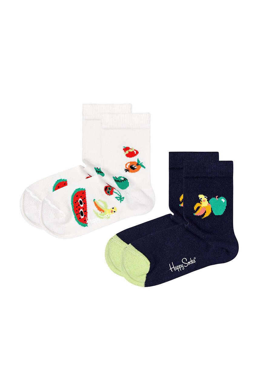 Happy Socks Детски чорапи Kids Fruit Mix (2 чифта) - Pepit.bg