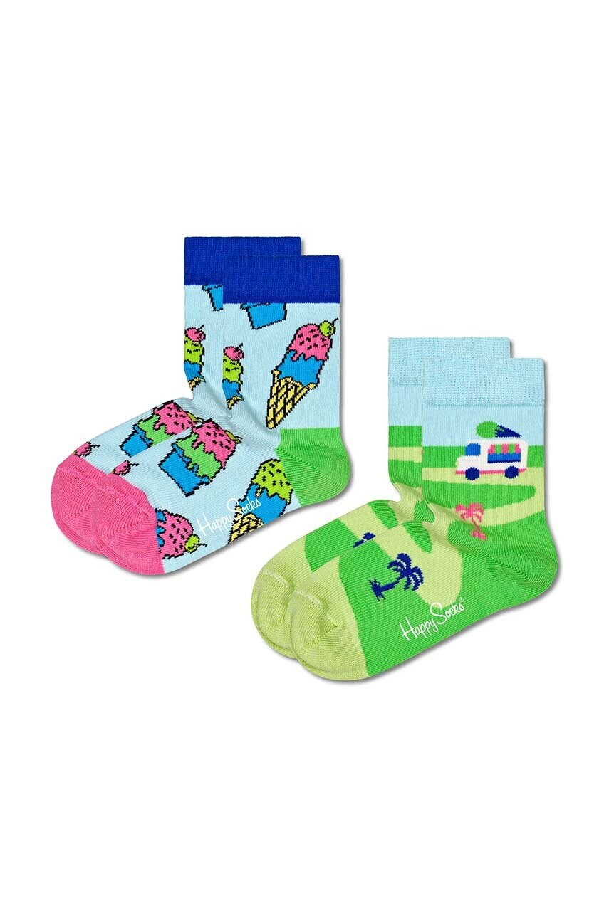 Happy Socks Детски чорапи Kids Ice Cream (2 чифта) - Pepit.bg