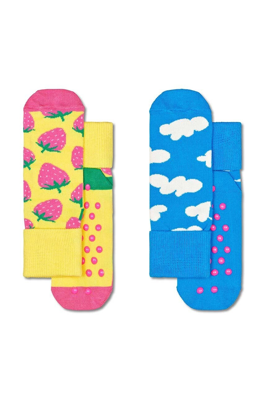 Happy Socks Детски чорапи Kids Strawberry (2 чифта) - Pepit.bg