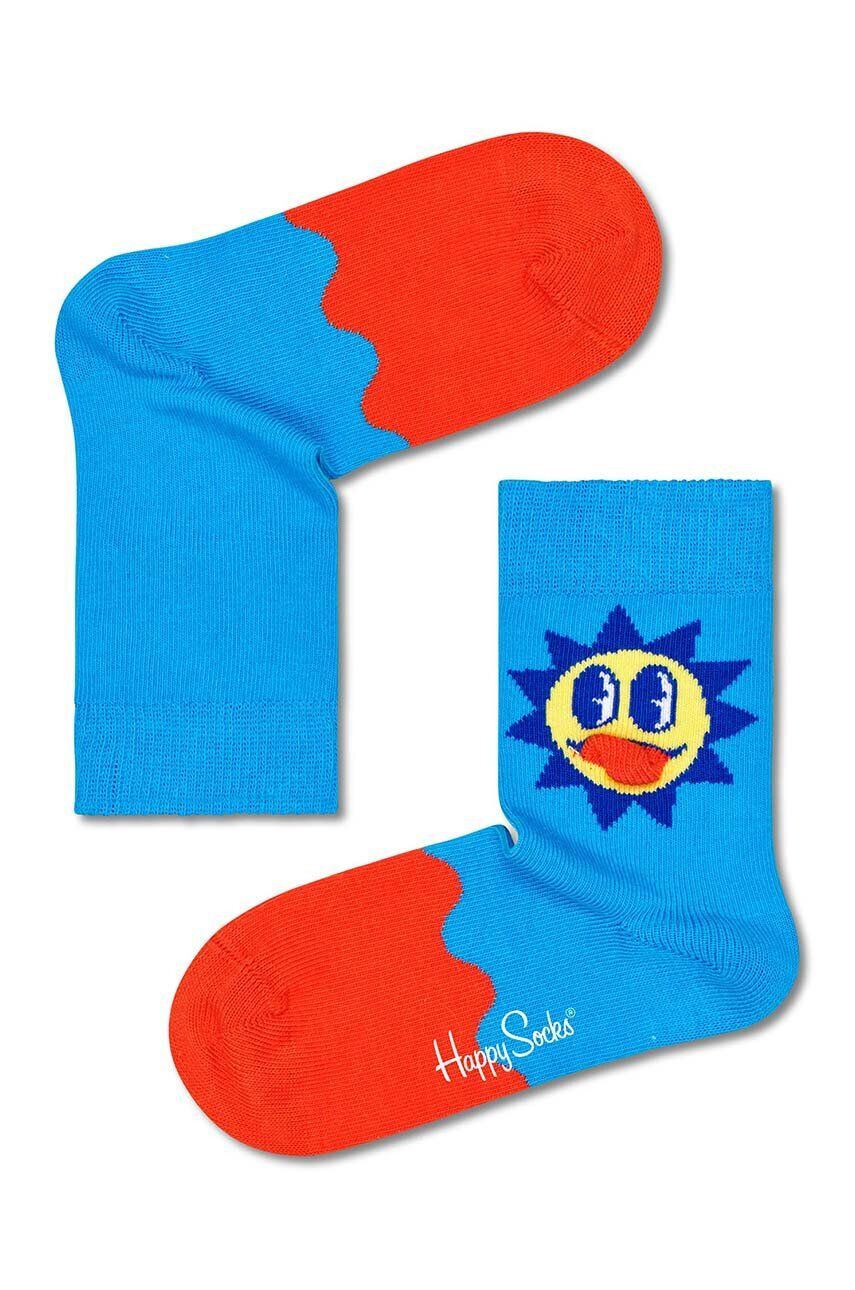 Happy Socks Детски чорапи Kids Sunny Day в синьо - Pepit.bg