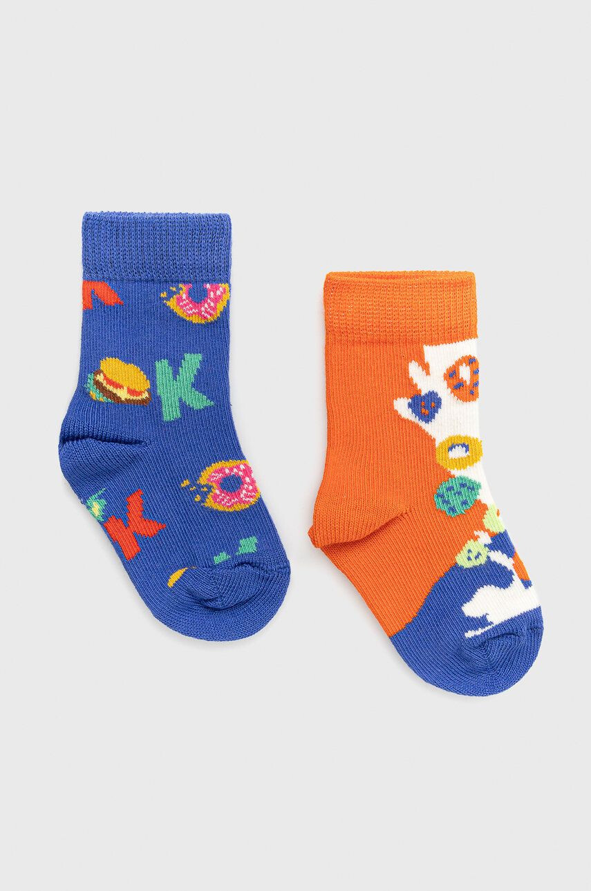 Happy Socks Детски чорапи Okay Cereals (2 чифта) - Pepit.bg