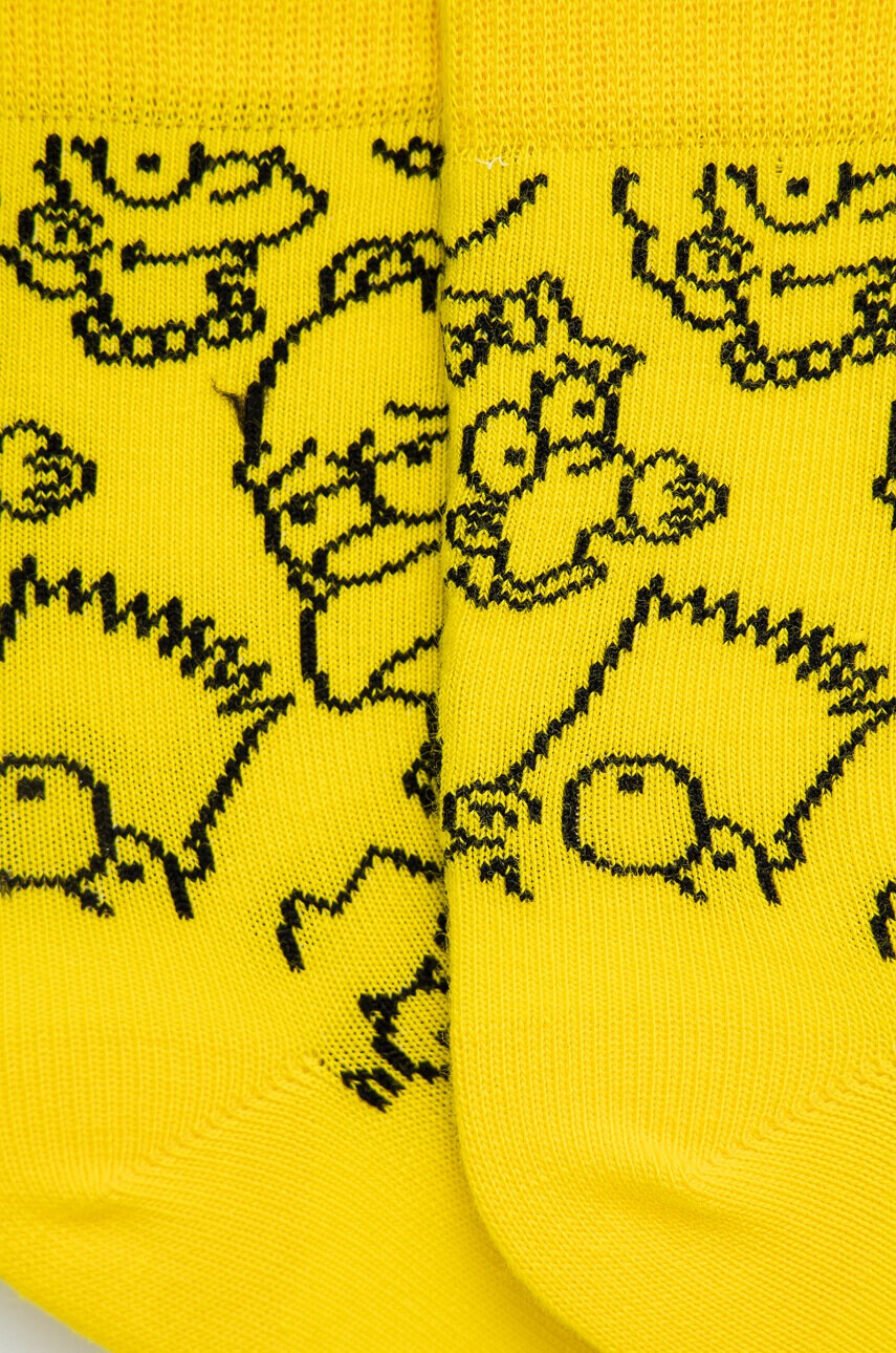 Happy Socks Детски чорапи The Simpsons Family Kids в жълто - Pepit.bg