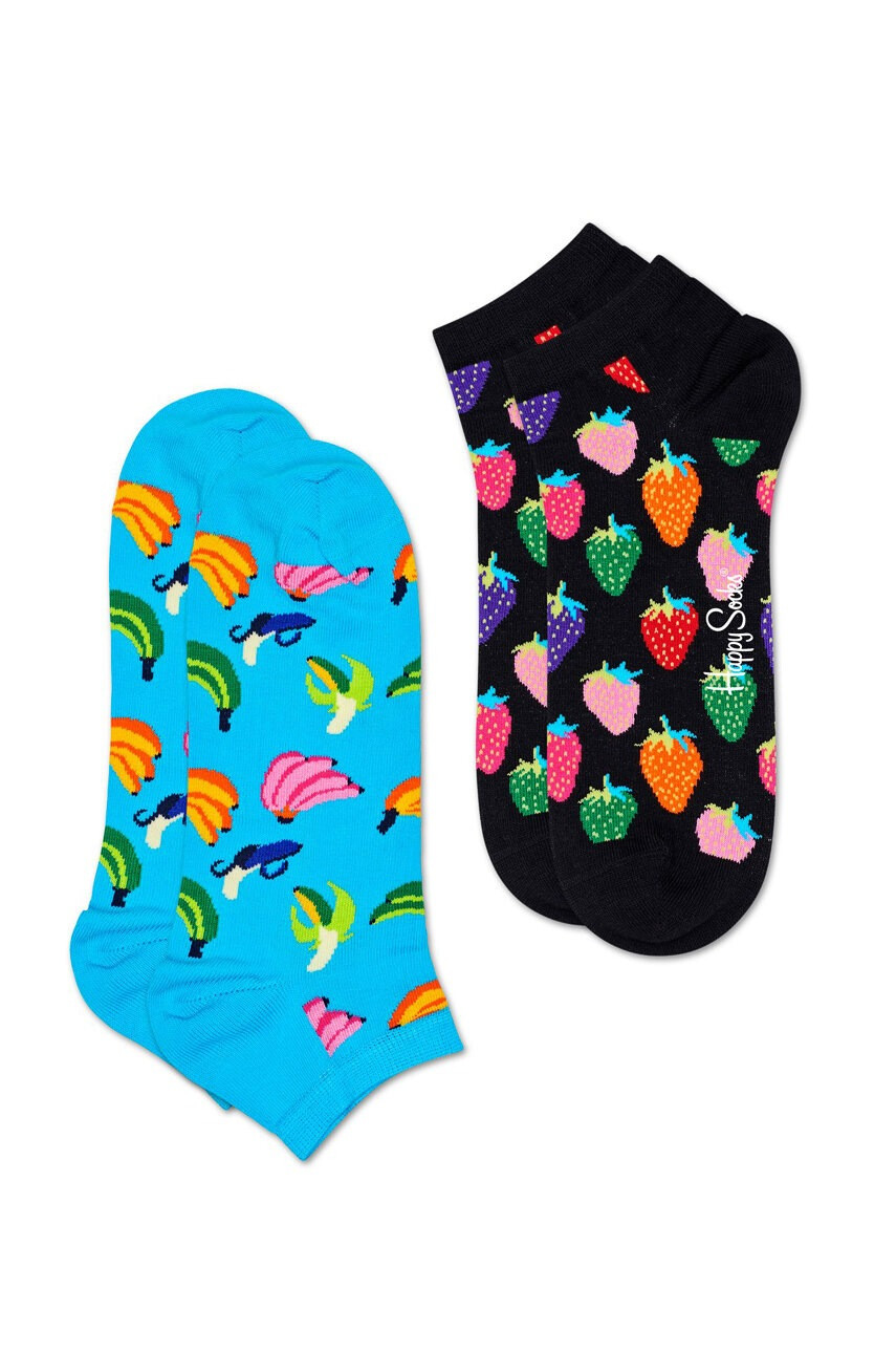 Happy Socks Къси чорапи Banana (2-бройки) - Pepit.bg