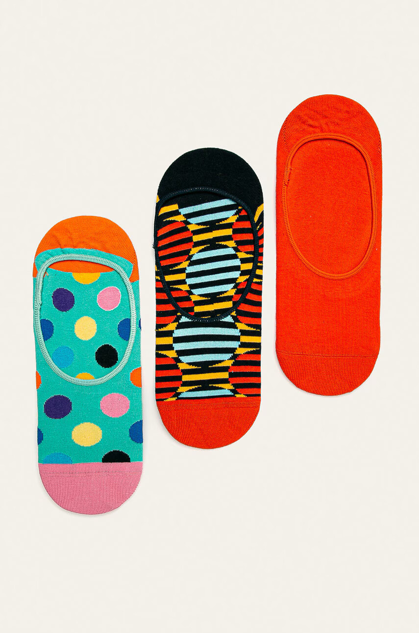 Happy Socks Къси чорапи Big Dot (3-бройки) - Pepit.bg
