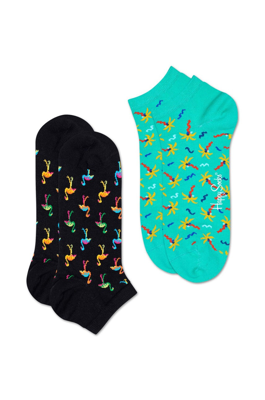 Happy Socks Къси чорапи Flamingo (2-бройки) - Pepit.bg