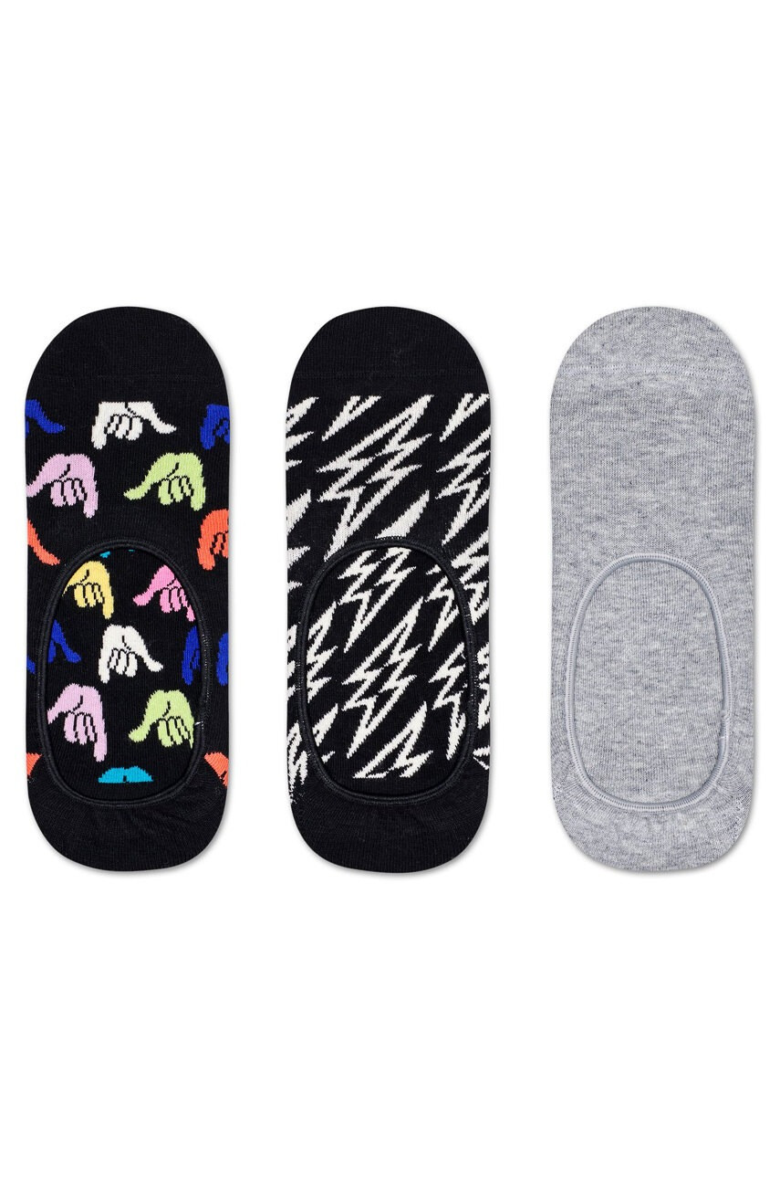 Happy Socks Къси чорапи Hang Loose (3-бройки) - Pepit.bg