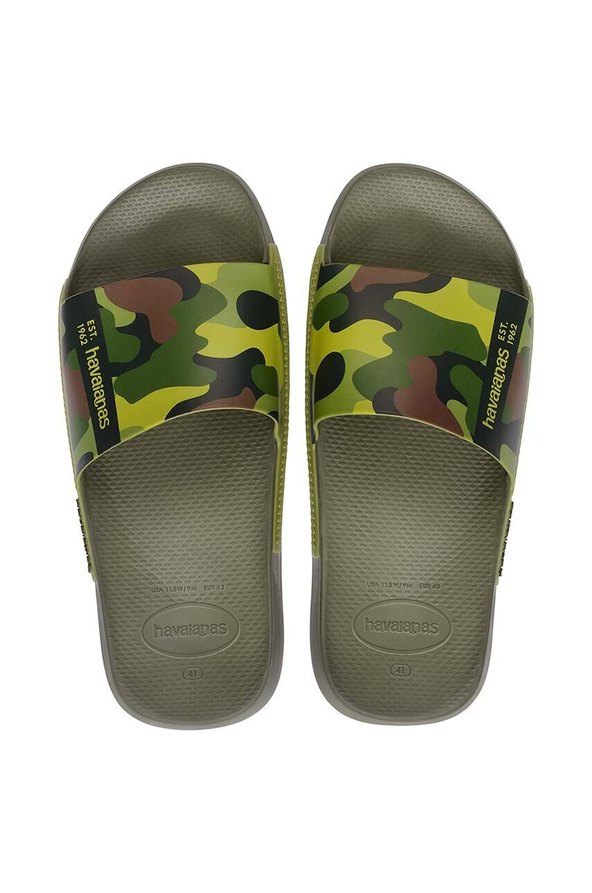 Havaianas Чехли Slide Print в зелено - Pepit.bg
