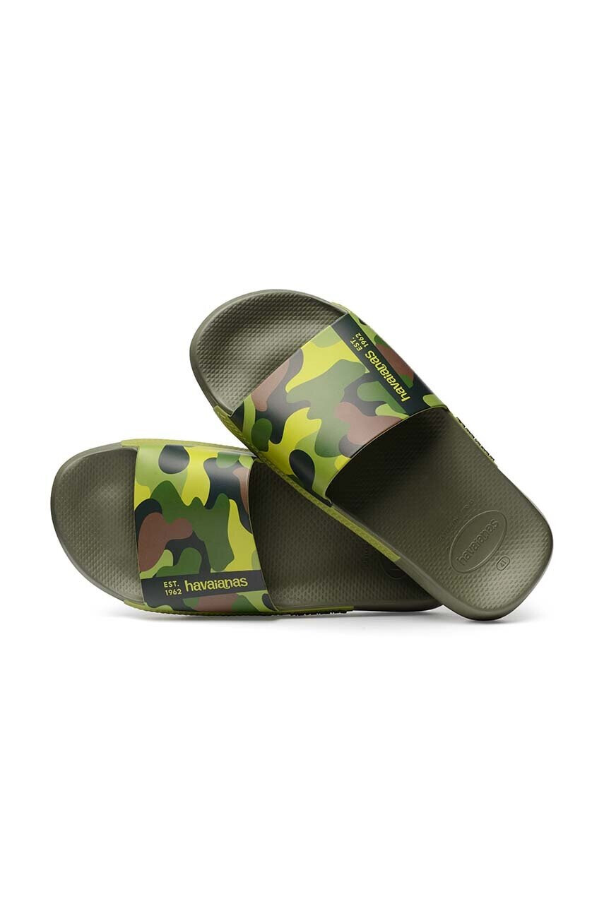 Havaianas Чехли Slide Print в зелено - Pepit.bg