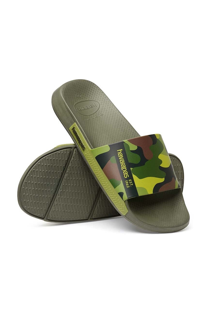 Havaianas Чехли Slide Print в зелено - Pepit.bg