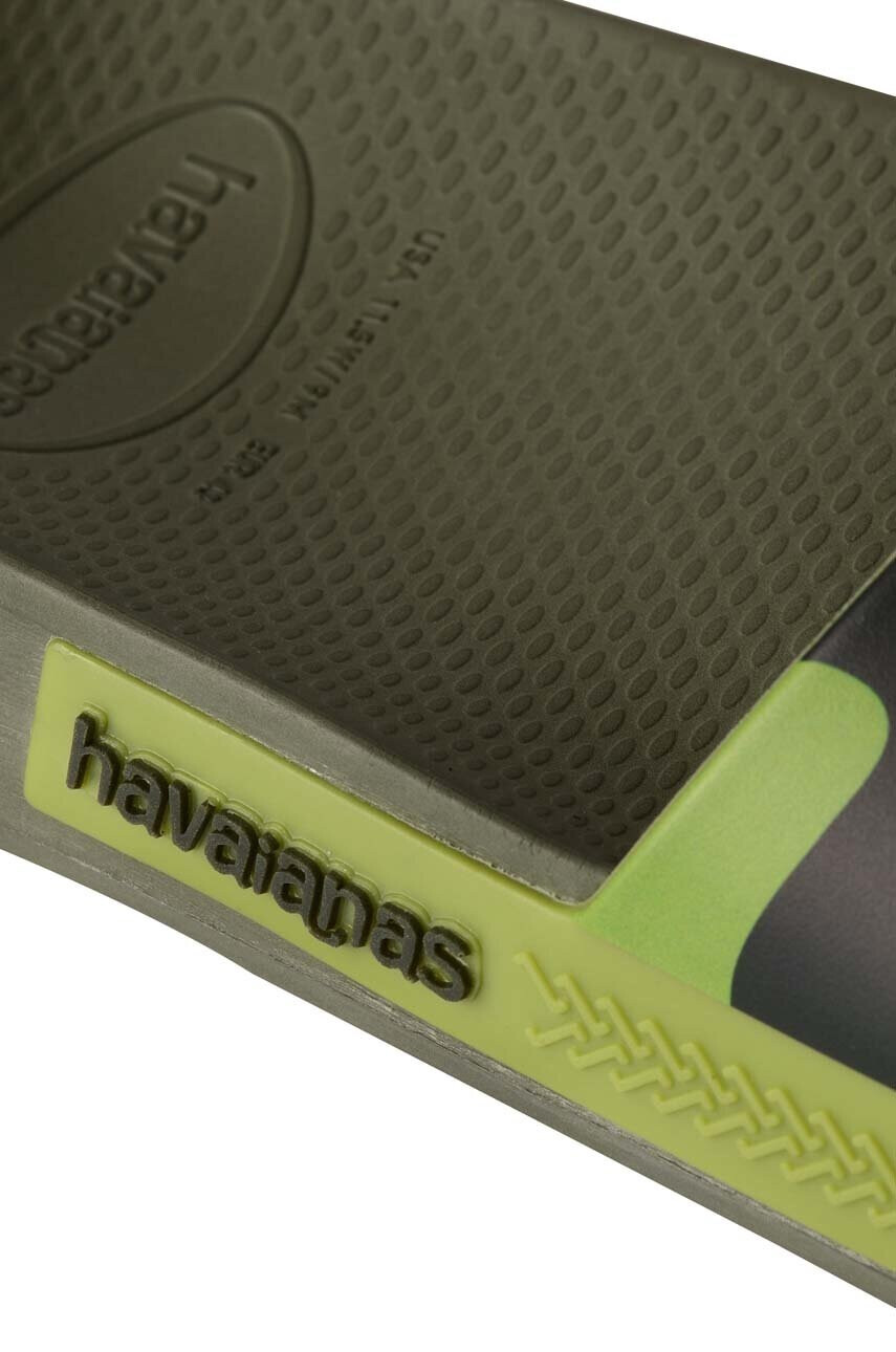 Havaianas Чехли Slide Print в зелено - Pepit.bg