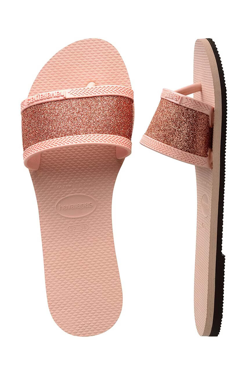 Havaianas Чехли YOU ANGRA GLITTER в розово 4148294.0076 - Pepit.bg