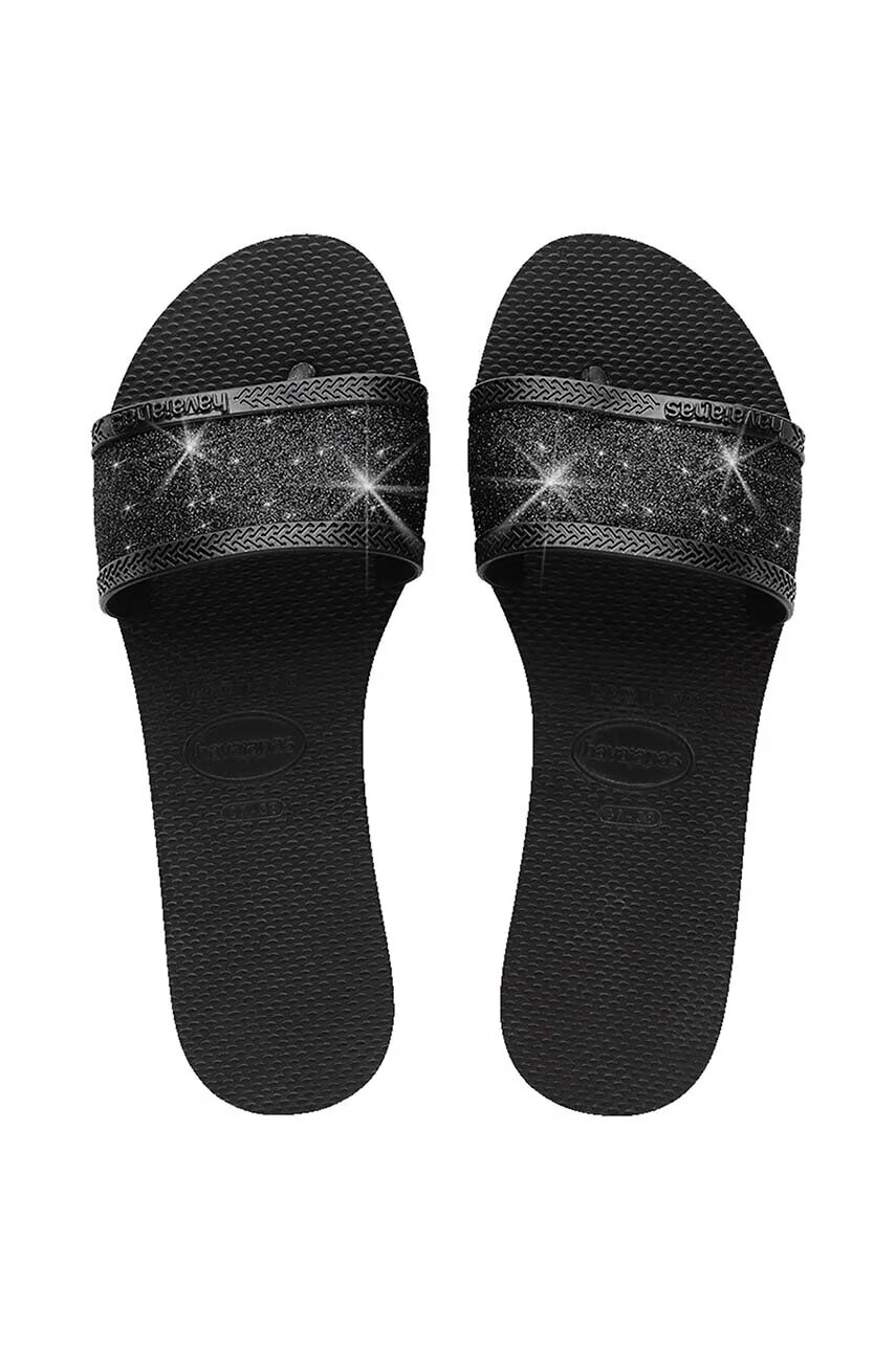 Havaianas Чехли YOU ANGRA GLITTER в черно 4148294.0090 - Pepit.bg