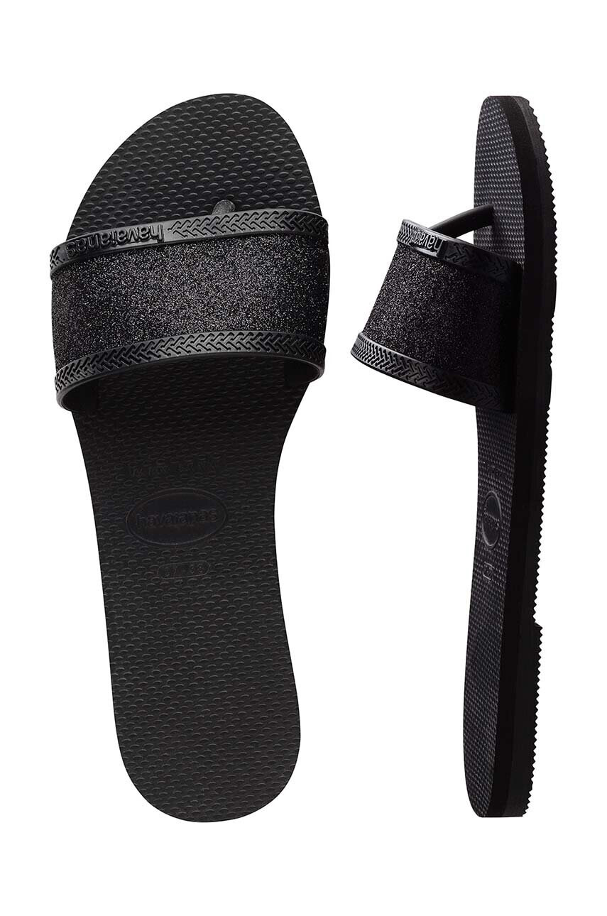 Havaianas Чехли YOU ANGRA GLITTER в черно 4148294.0090 - Pepit.bg