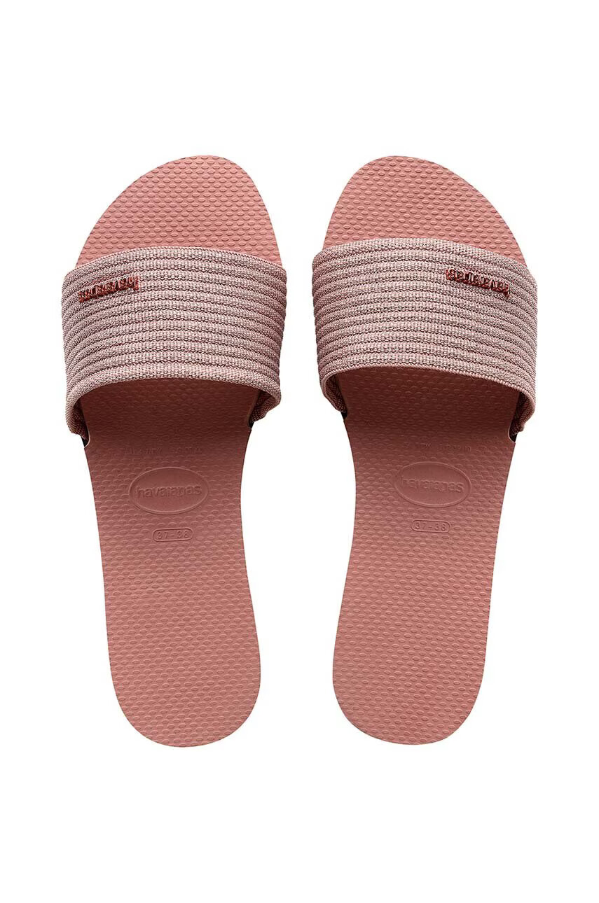 Havaianas Чехли YOU MALTA METALLIC в розово 4147312.3544 - Pepit.bg