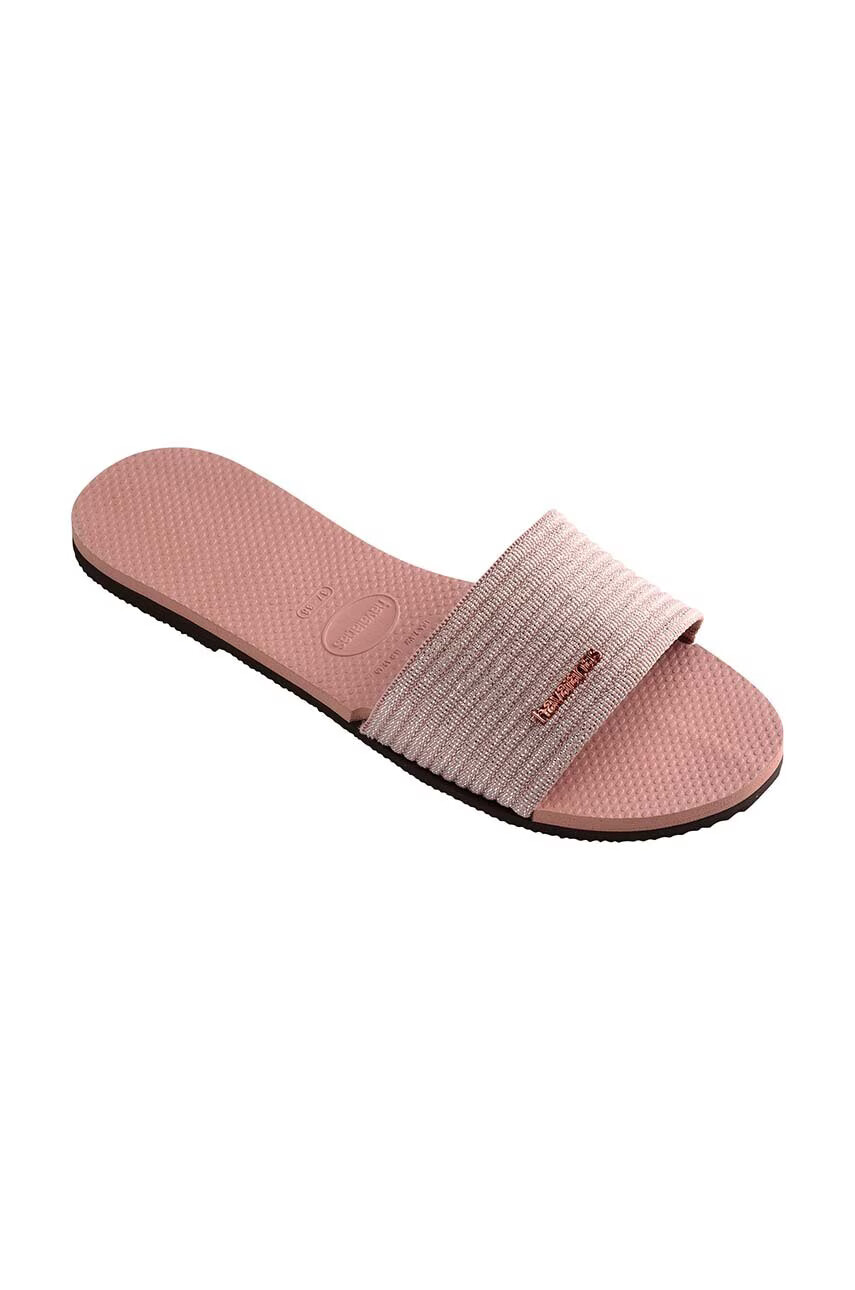 Havaianas Чехли YOU MALTA METALLIC в розово 4147312.3544 - Pepit.bg