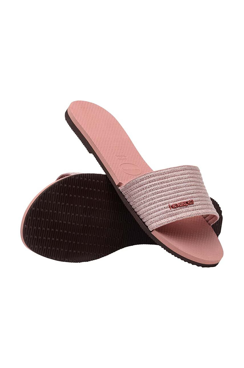 Havaianas Чехли YOU MALTA METALLIC в розово 4147312.3544 - Pepit.bg