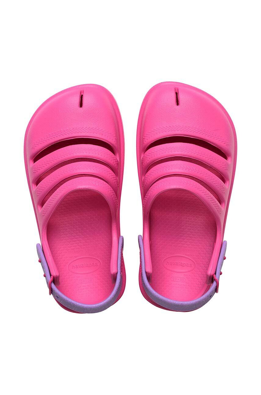 Havaianas Детски чехли CLOG в розово - Pepit.bg